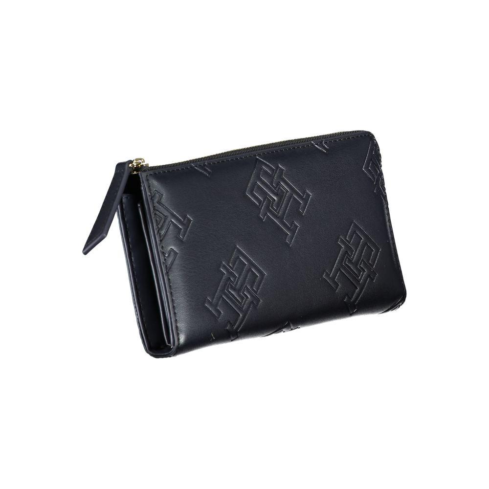 Tommy Hilfiger Elegant Blue Zip-Around Wallet Tommy Hilfiger