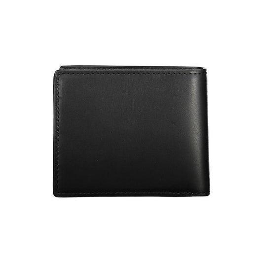 Tommy Hilfiger Elegant Black Leather Bifold Men's Wallet Tommy Hilfiger