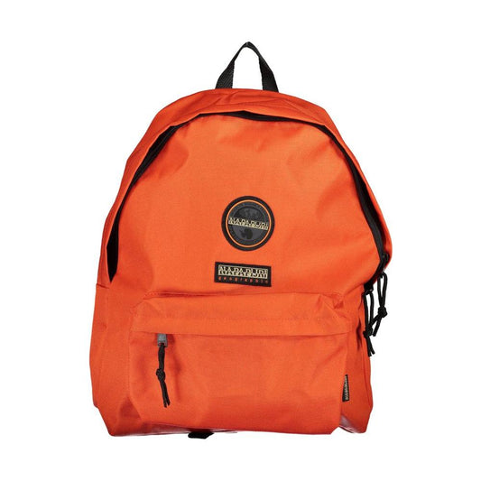 Napapijri Eco-Chic Orange Backpack for the Modern Explorer Napapijri