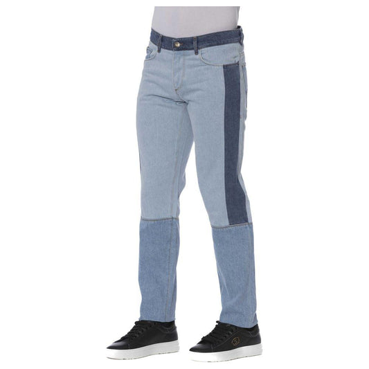 Trussardi Jeans Blue Cotton Men Jeans Trussardi Jeans