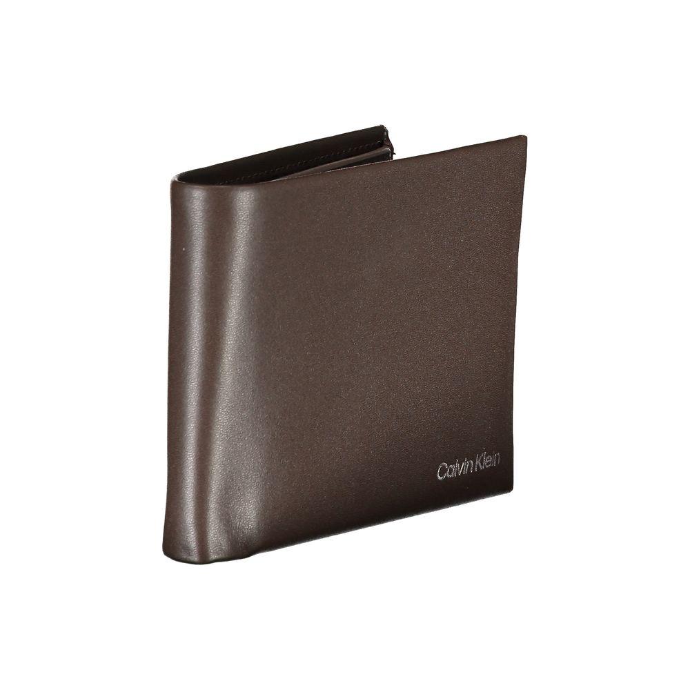 Calvin Klein Elegant Leather Two-Compartment Wallet Calvin Klein