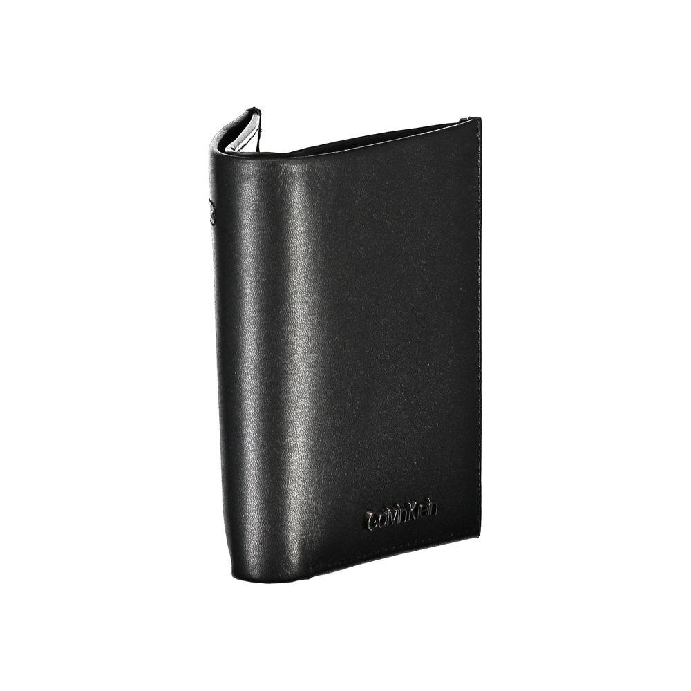 Calvin Klein Sleek Black Leather RFID Wallet Calvin Klein