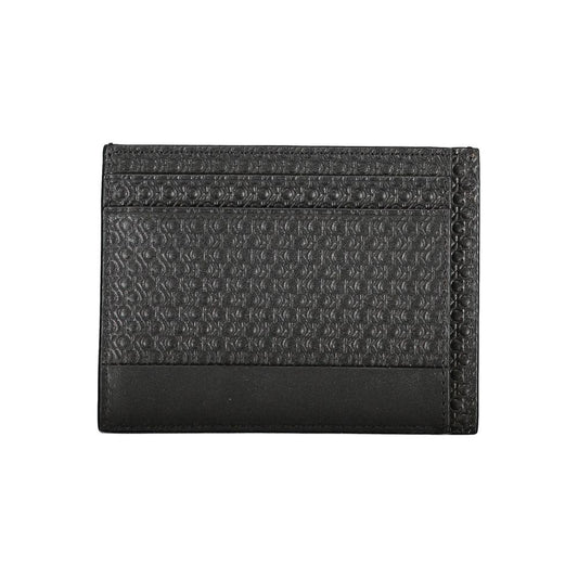 Calvin Klein Elegant Leather Card Holder with Contrasting Details Calvin Klein