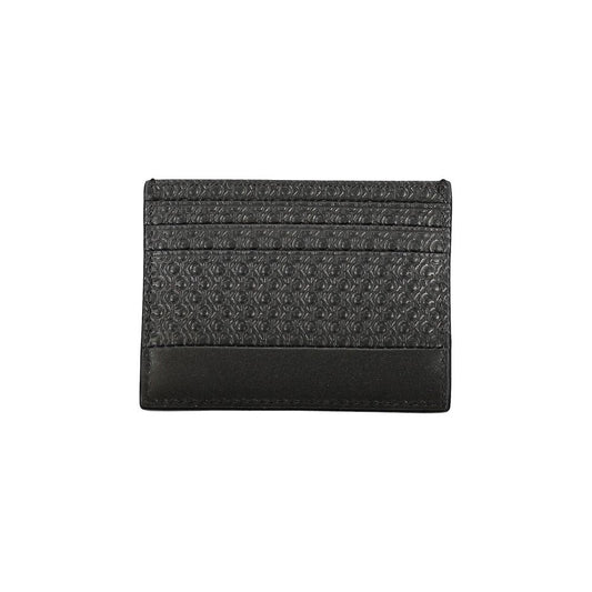 Calvin Klein Sleek Black Contrast Card Holder Calvin Klein