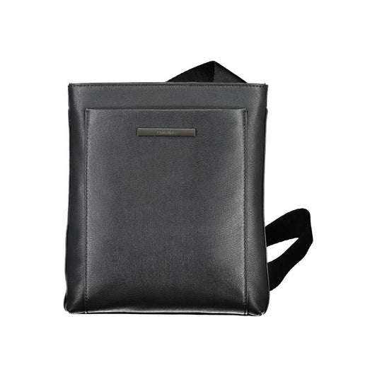 Calvin Klein Eco-Conscious Black Shoulder Bag with Logo Calvin Klein