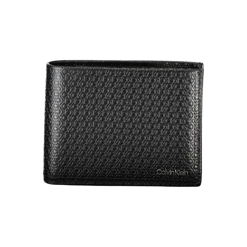 Calvin Klein Sleek Black Leather Bifold Wallet with RFID Block Calvin Klein