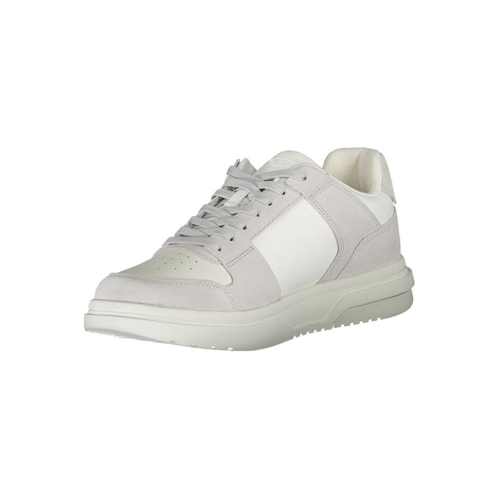 Tommy Hilfiger Elegant White Sneakers with Contrast Accents Tommy Hilfiger