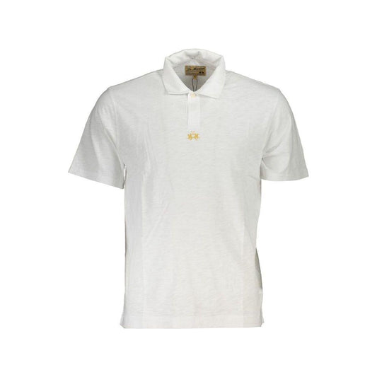 La Martina Pristine Cotton Polo with Chic Embroidery La Martina