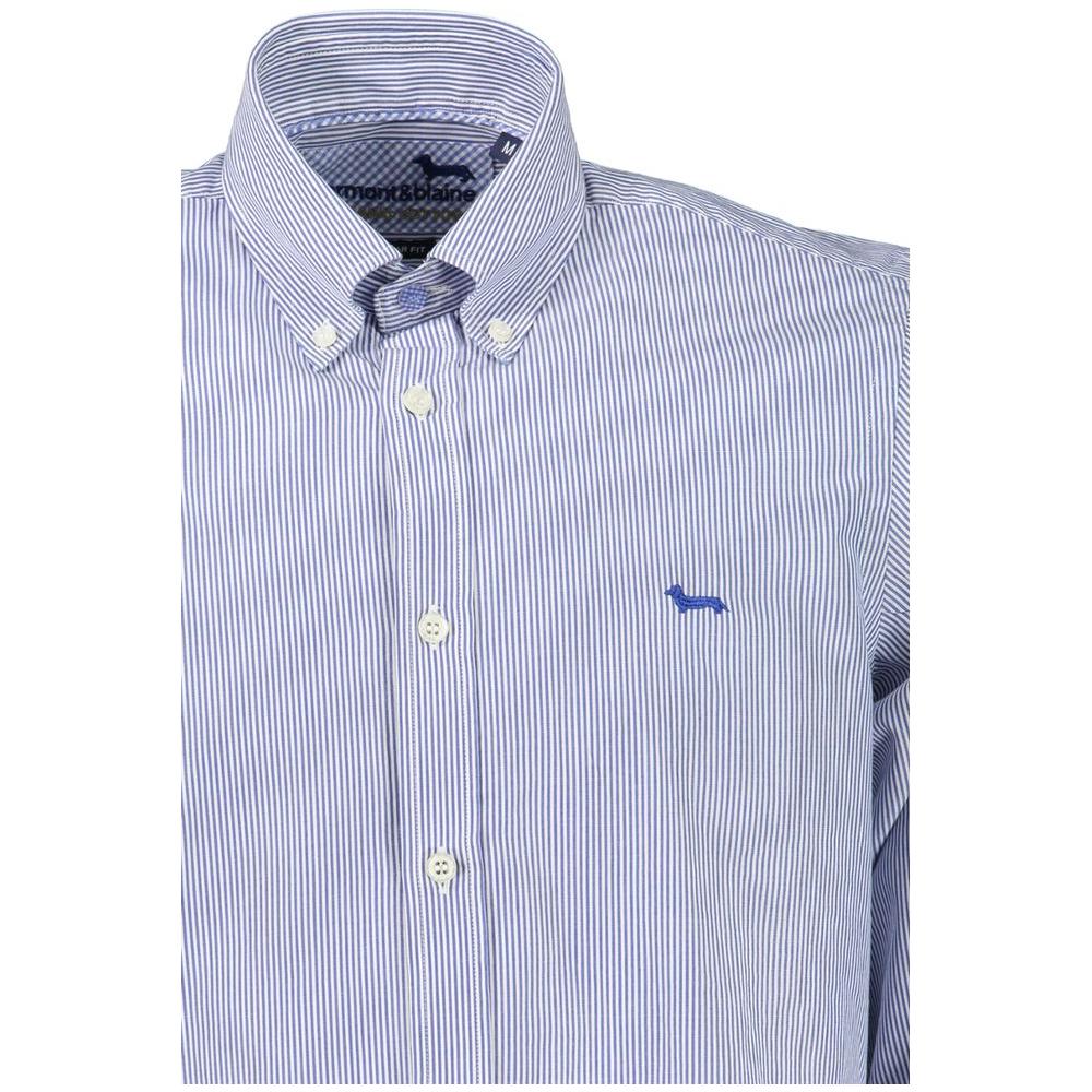 Harmont & Blaine Elegant Striped Long Sleeve Button-Down Shirt Harmont & Blaine