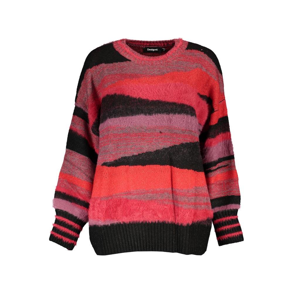 Desigual Chic Turtleneck Sweater with Contrast Details Desigual