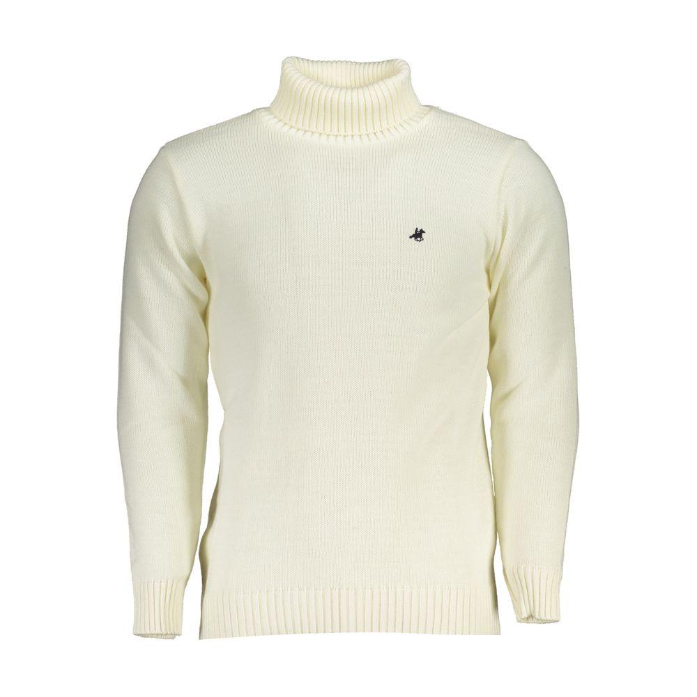 U.S. Grand Polo Elegant Turtleneck Sweater with Embroidered Logo U.S. Grand Polo