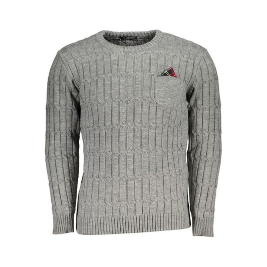 U.S. Grand Polo Classic Twisted Crew Neck Sweater U.S. Grand Polo