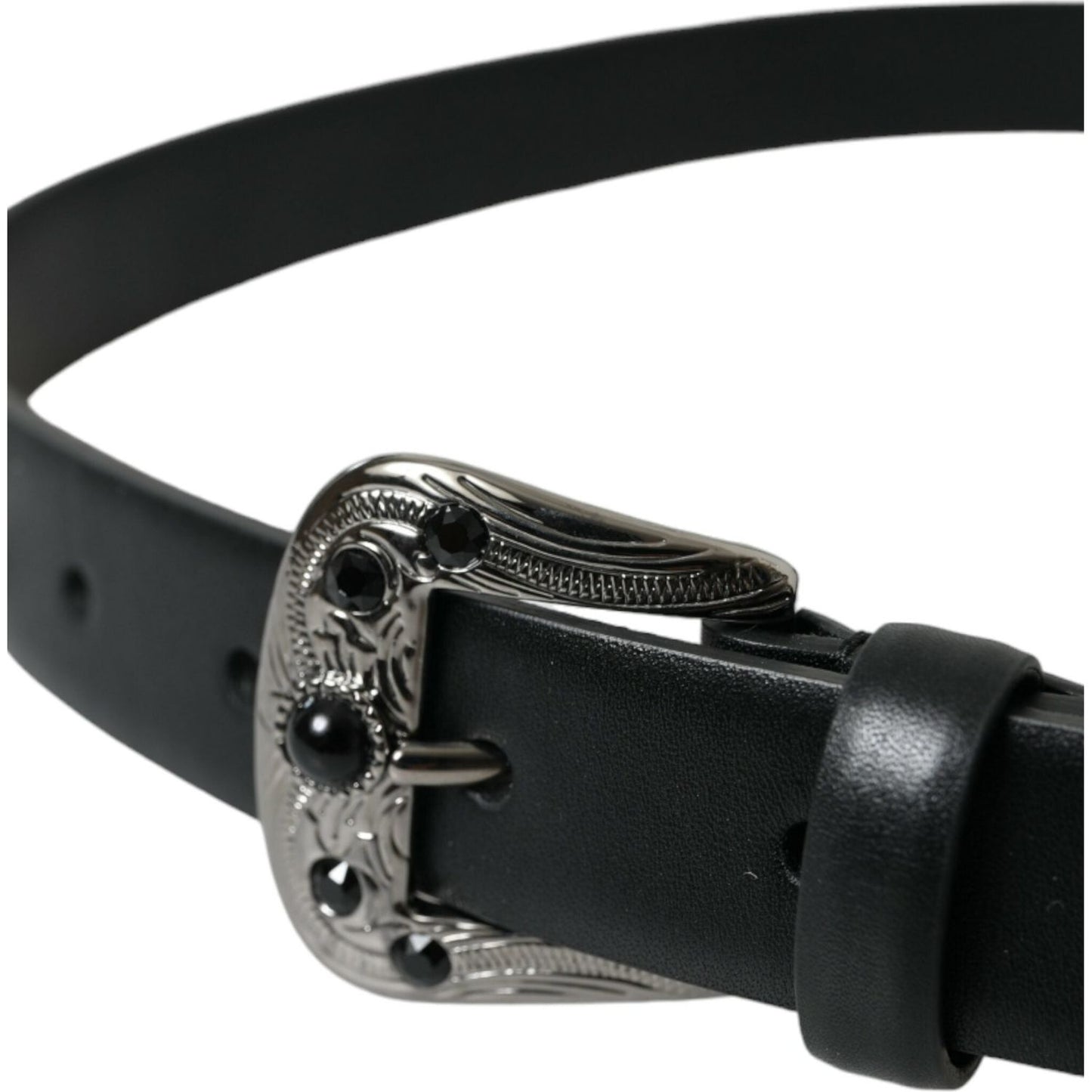 Dolce & Gabbana Engraved Logo Leather Waist Belt Dolce & Gabbana