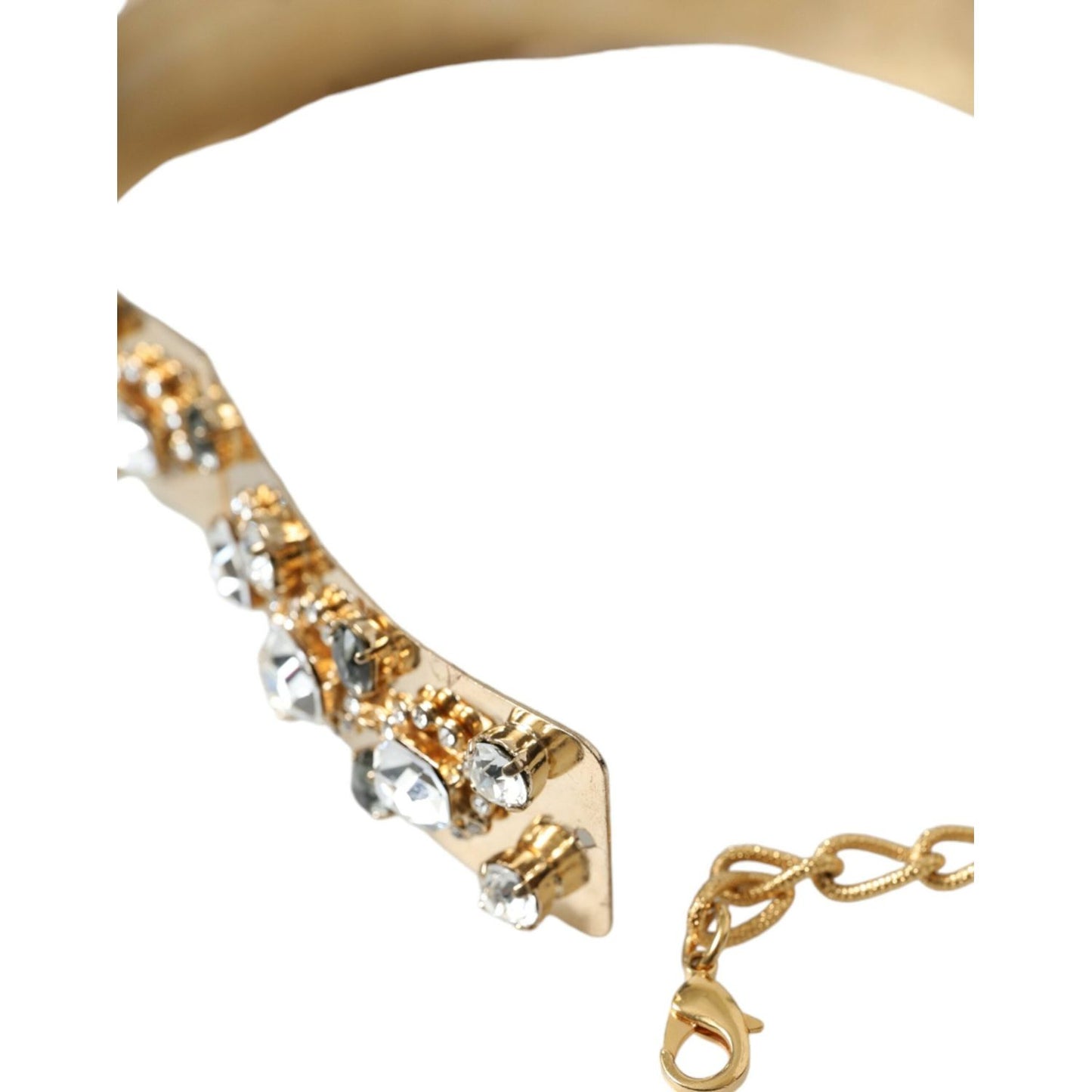 Dolce & Gabbana Gold-Tone Crystal Embellished Waist Belt Dolce & Gabbana