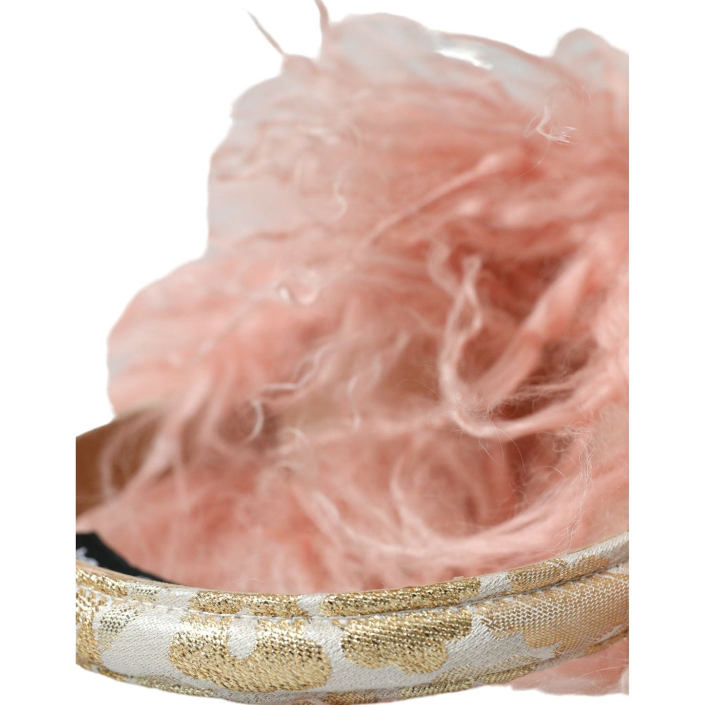 Dolce & Gabbana Elegant Pink Fur Earmuffs - Winter Chic Accessory Dolce & Gabbana