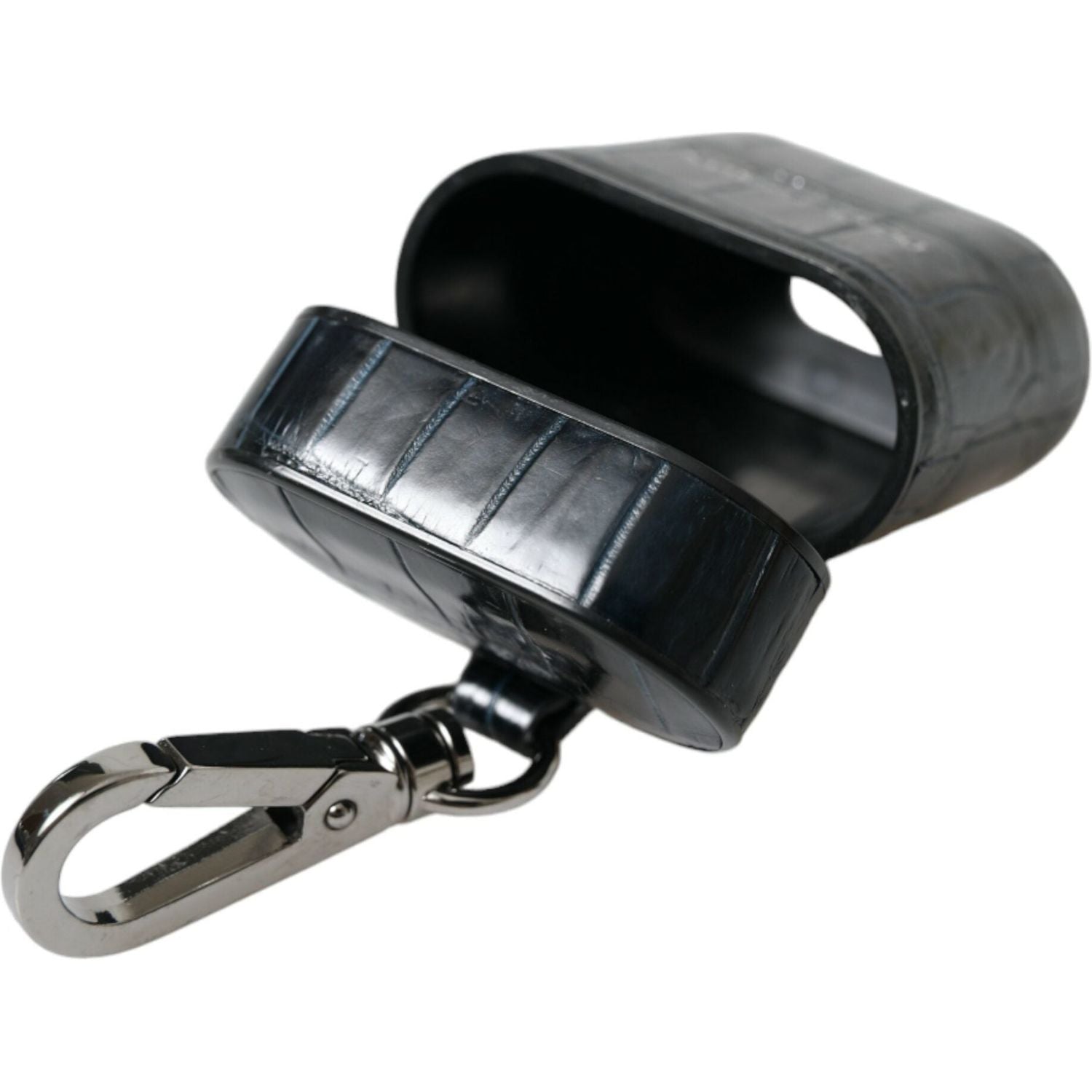 حافظة سماعات Airpods من دولتشي آند غابانا بتصميم جلد التمساح الأنيق