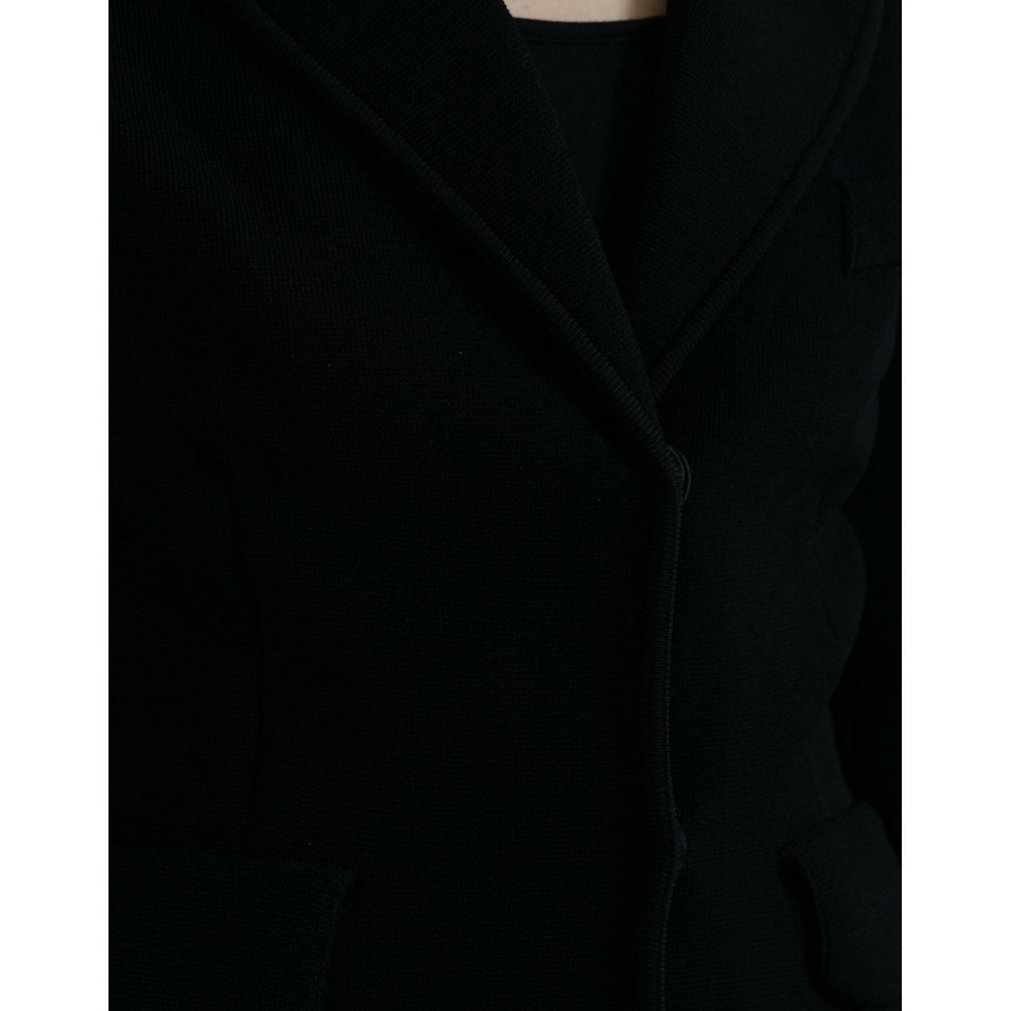 Dolce & Gabbana Elegant Black Designer Blazer for Women Dolce & Gabbana