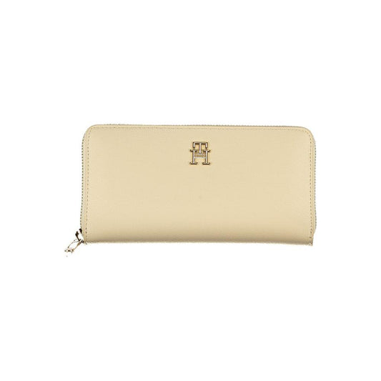 Tommy Hilfiger Beige Polyester Wallet Tommy Hilfiger