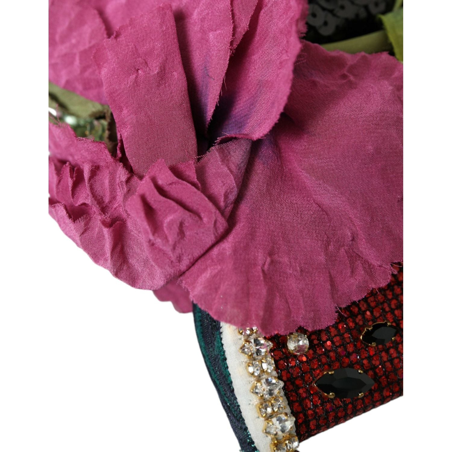 طوق شعر من الكريستال على شكل بطيخ أحمر من دولتشي آند غابانا