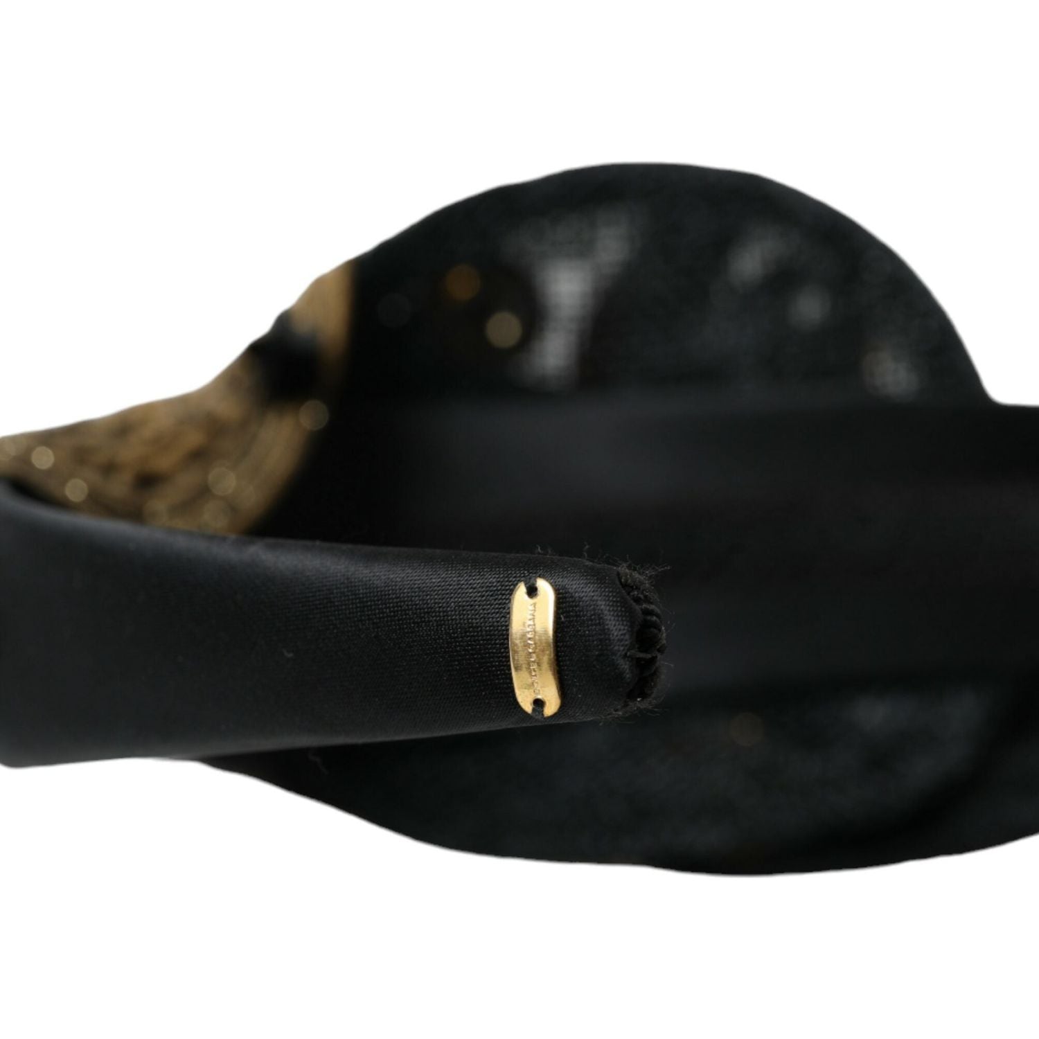 عصابة رأس من دولتشي آند غابانا متعددة الألوان على شكل صاروخ من الكريستال