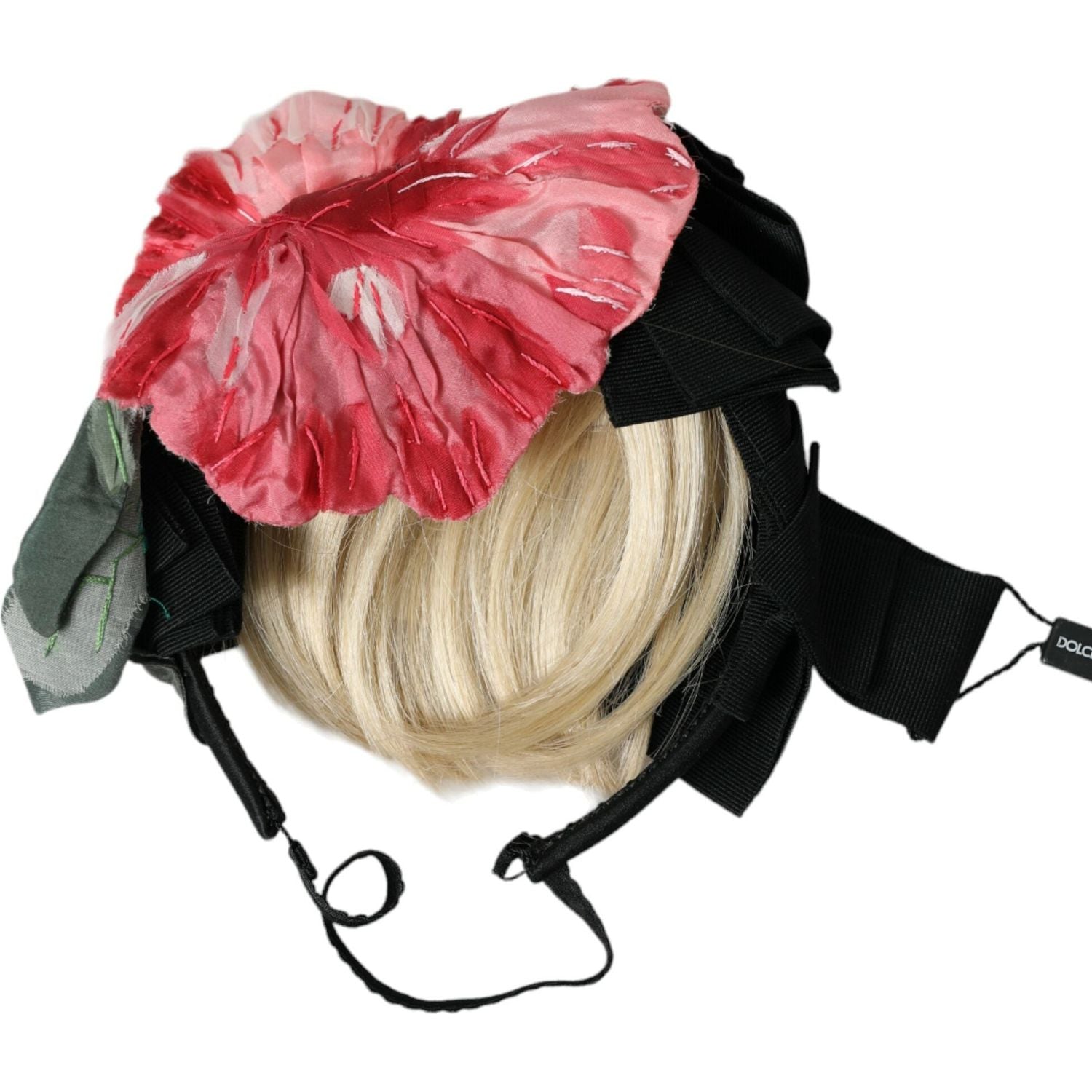 دولتشي آند غابانا أسود فسكوزي شعر أبيض Parrucchiera عقال إكليل