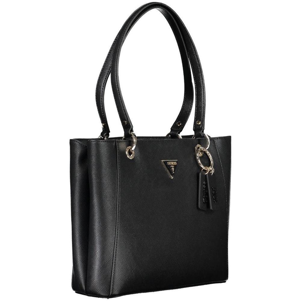 Guess Jeans Black Polyethylene Handbag Guess Jeans