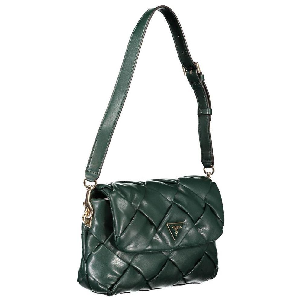 Guess Jeans Green Polyethylene Handbag Guess Jeans