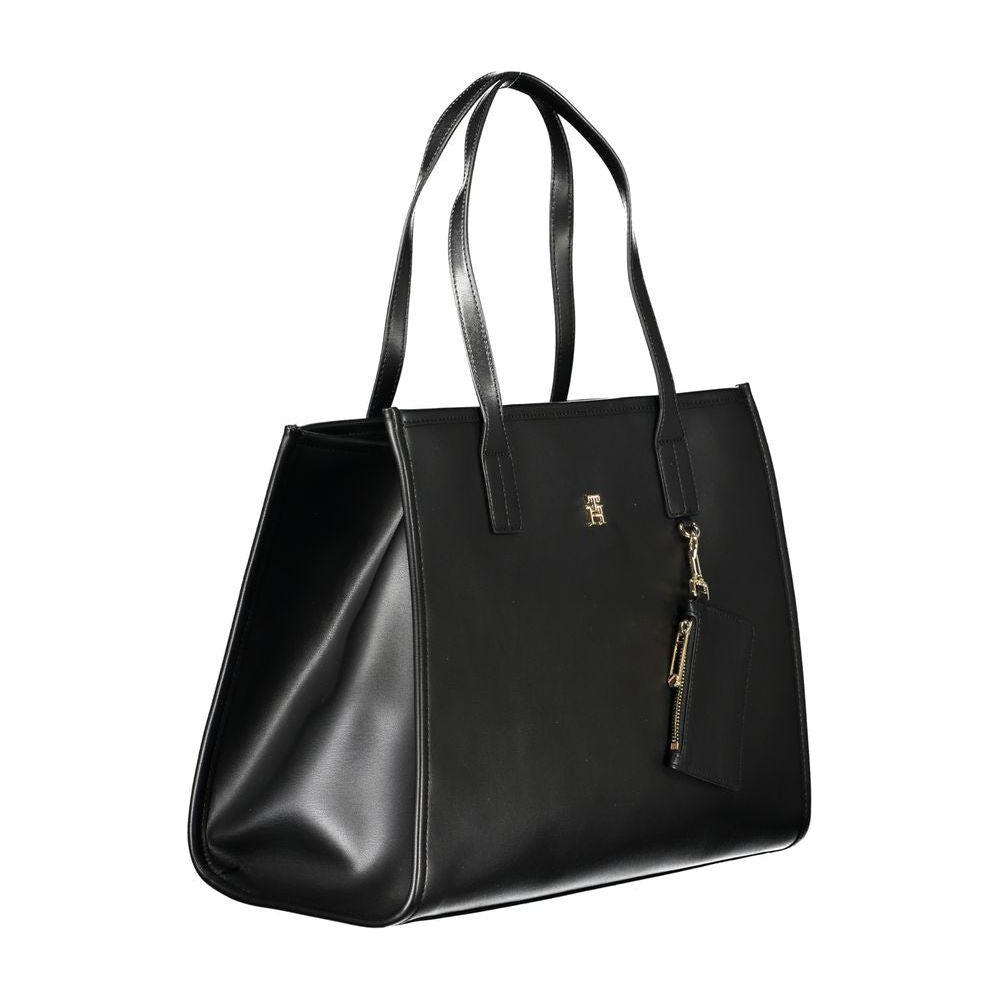 Tommy Hilfiger Black Polyethylene Handbag Tommy Hilfiger