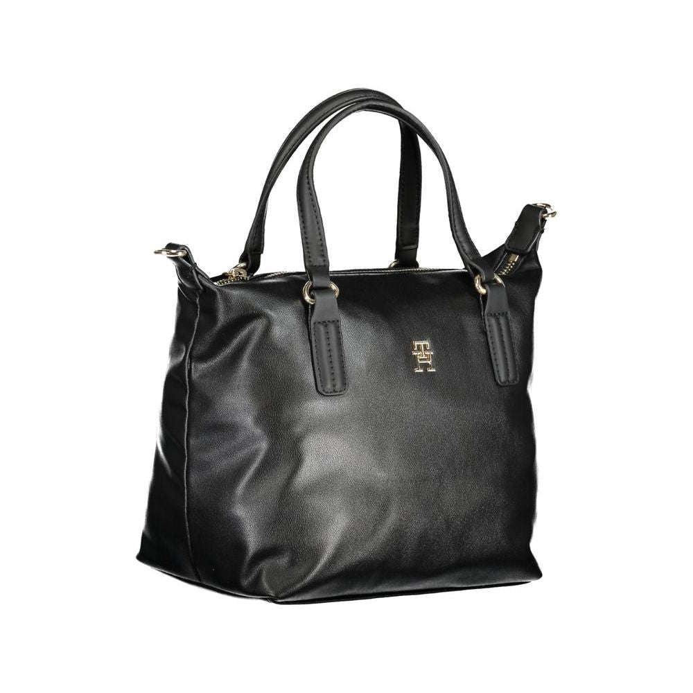 Tommy Hilfiger Black Polyester Handbag Tommy Hilfiger