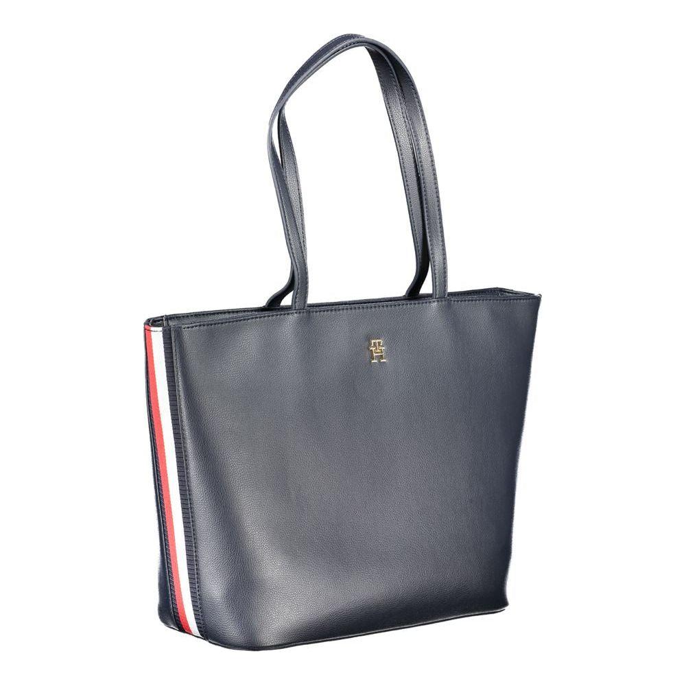 Tommy Hilfiger Blue Polyester Handbag Tommy Hilfiger