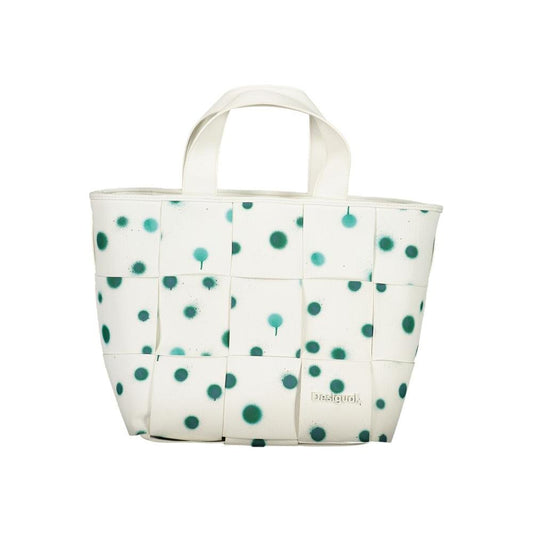 Desigual White Polyethylene Handbag Desigual