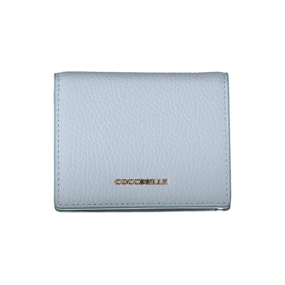 Coccinelle Light Blue Leather Wallet Coccinelle