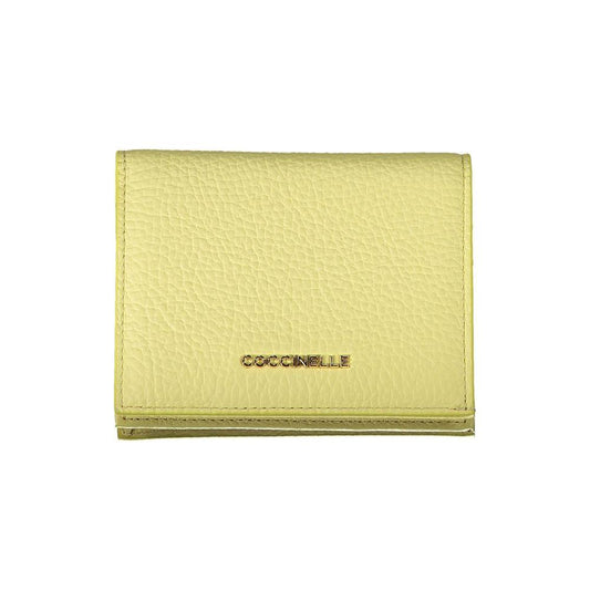 Coccinelle Yellow Leather Wallet Coccinelle