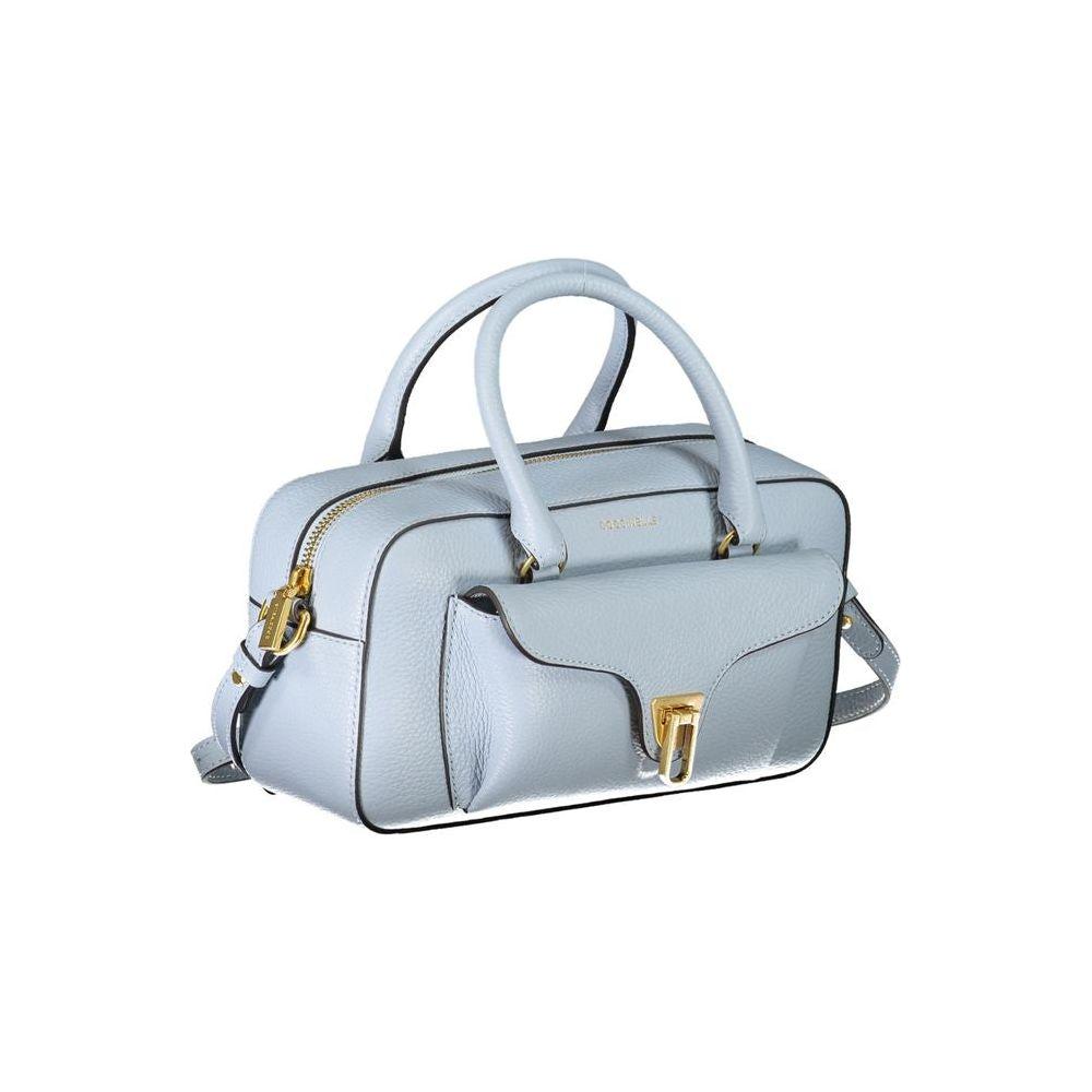 Coccinelle Light Blue Leather Handbag Coccinelle