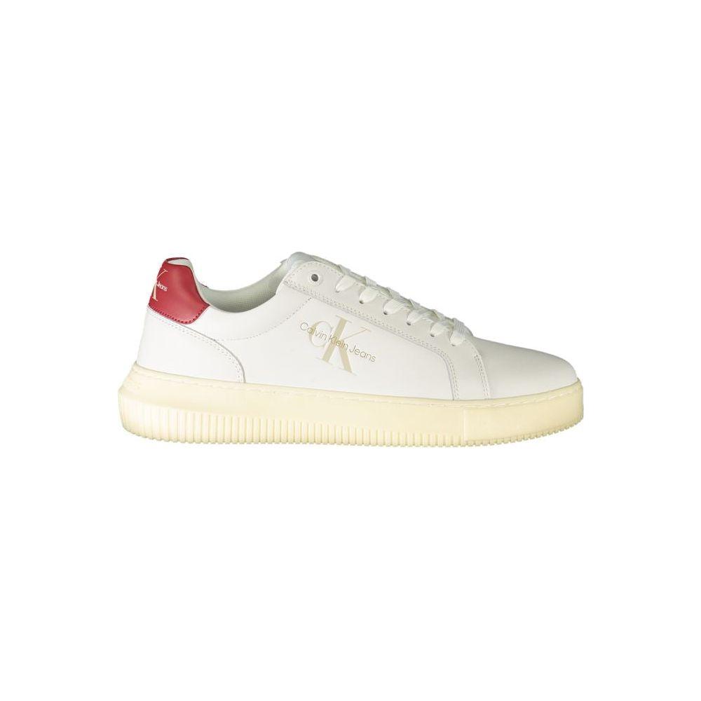 Calvin Klein White Polyester Sneaker Calvin Klein