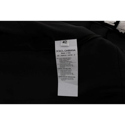 Dolce & Gabbana Multicolored Striped Sequined Stretch Dress