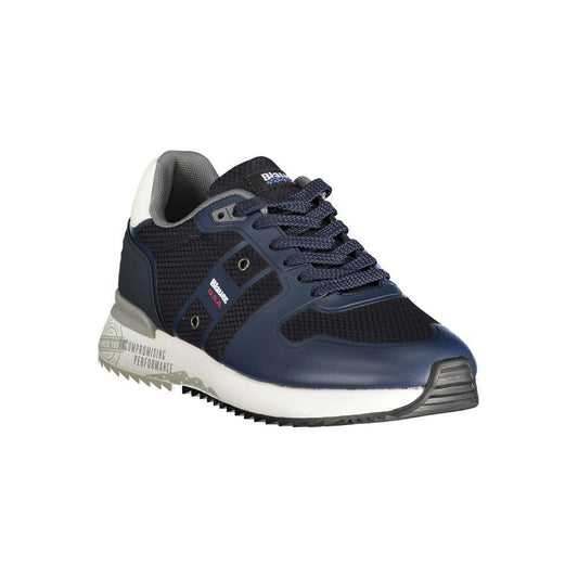 Blauer Blue Polyester Sneaker Blauer