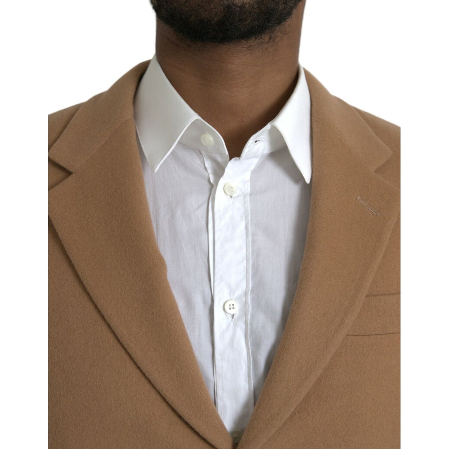 Prada Brown Cashmere 2 Piece Single Breasted Suit Prada