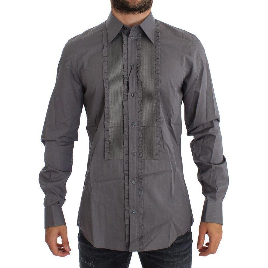 قميص دولتشي آند غابانا الأنيق المصنوع من القطن بقصّة Slim Fit