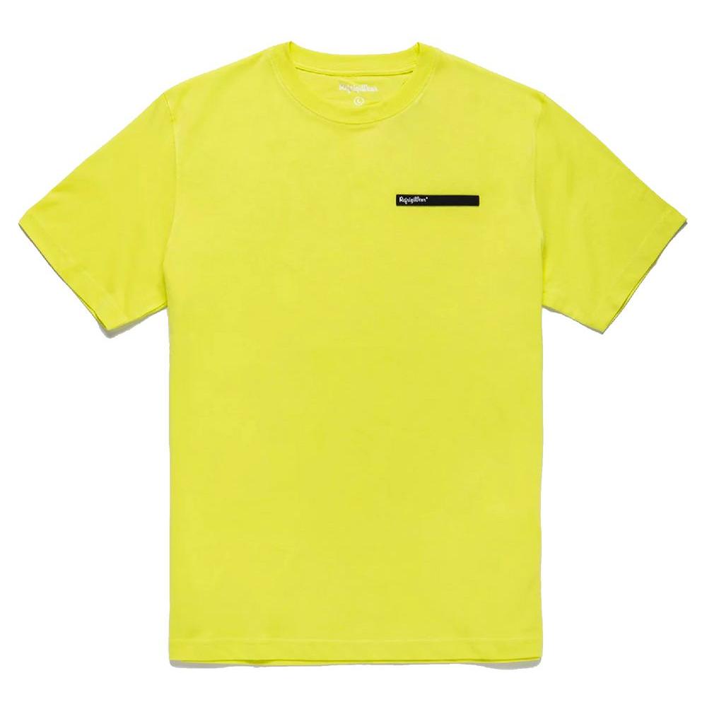 Refrigiwear Embossed Logo Cotton T-Shirt in Yellow Refrigiwear