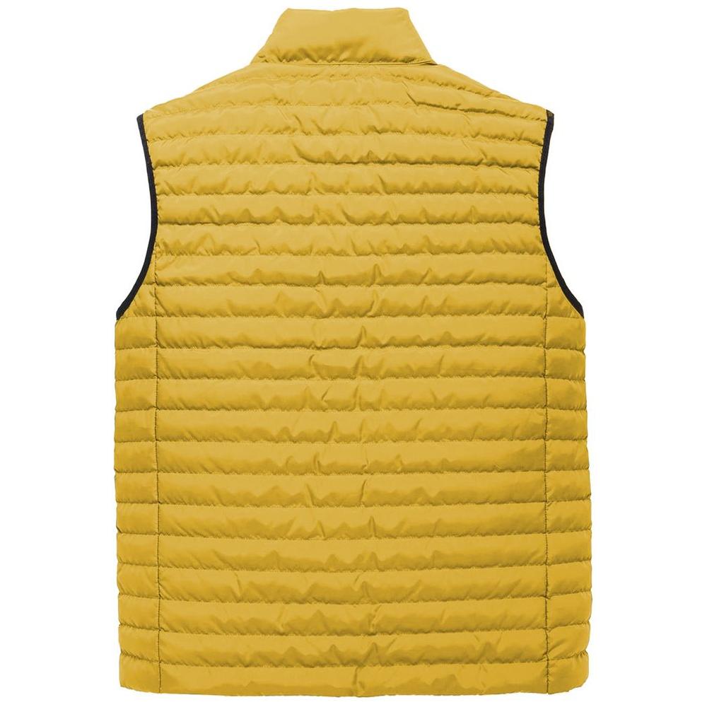 Refrigiwear Yellow Polyester Men Vest Refrigiwear