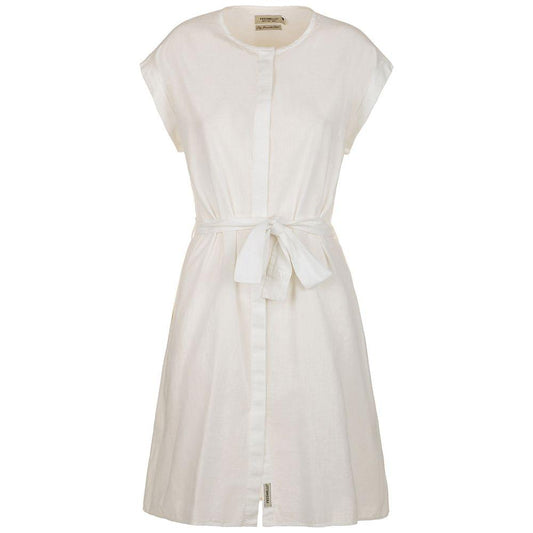 Fred Mello White Cotton Women Dress Fred Mello