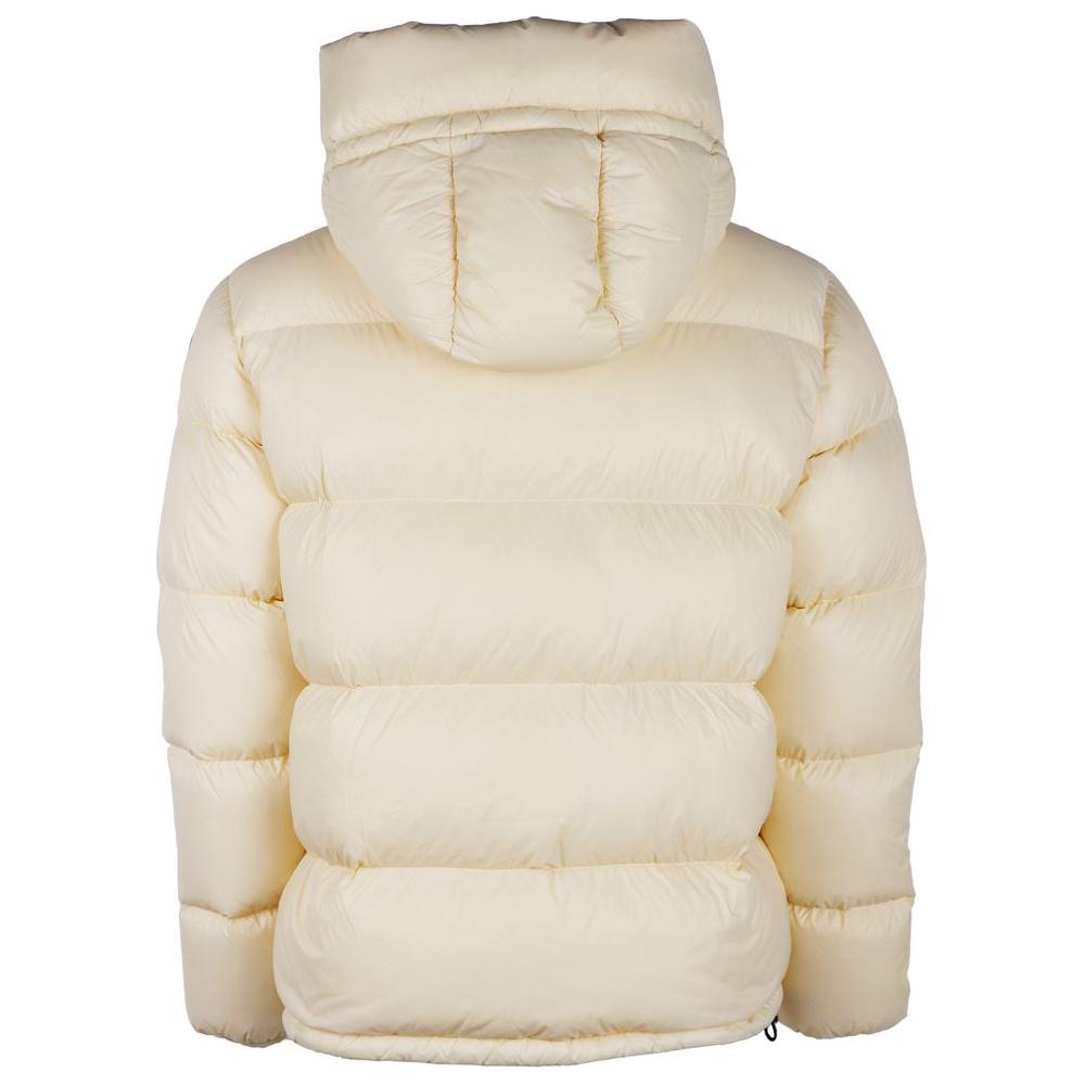 Centogrammi Elegant Cream Puffer Jacket Centogrammi