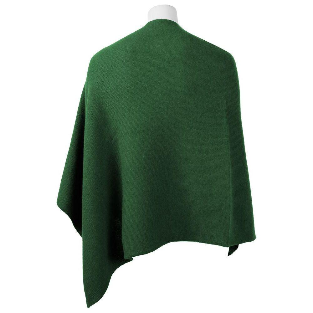 Emilio Romanelli Exquisite Cashmere V-Neck Poncho Emilio Romanelli