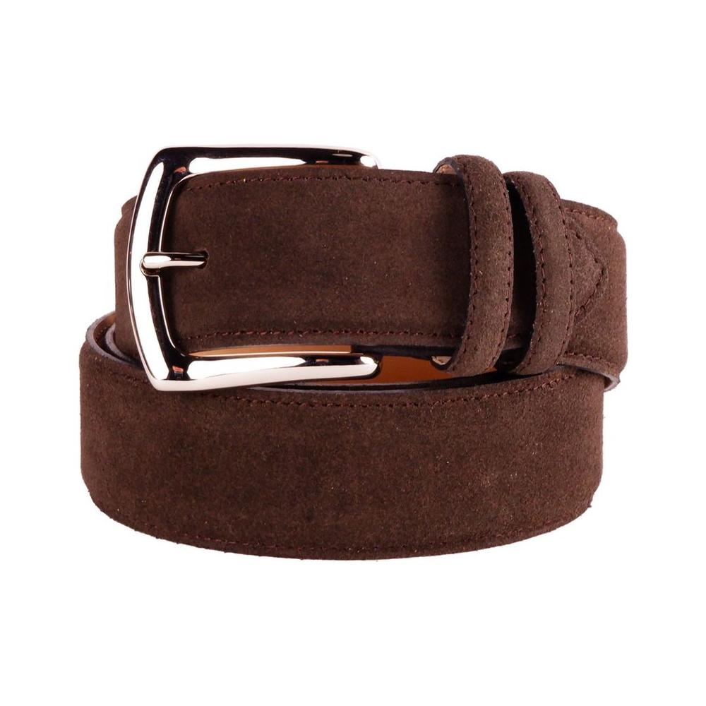 Made in Italy Elegant Italian Leather Belt Ensemble Made in Italy