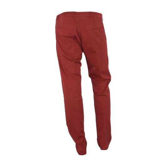 Made in Italy Chic Summer Cotton-Blend Trousers Made in Italy