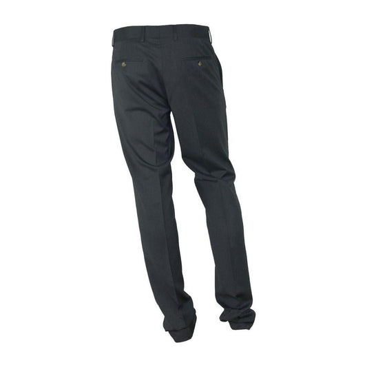 Made in Italy Elegant Italian Gray Trousers Made in Italy