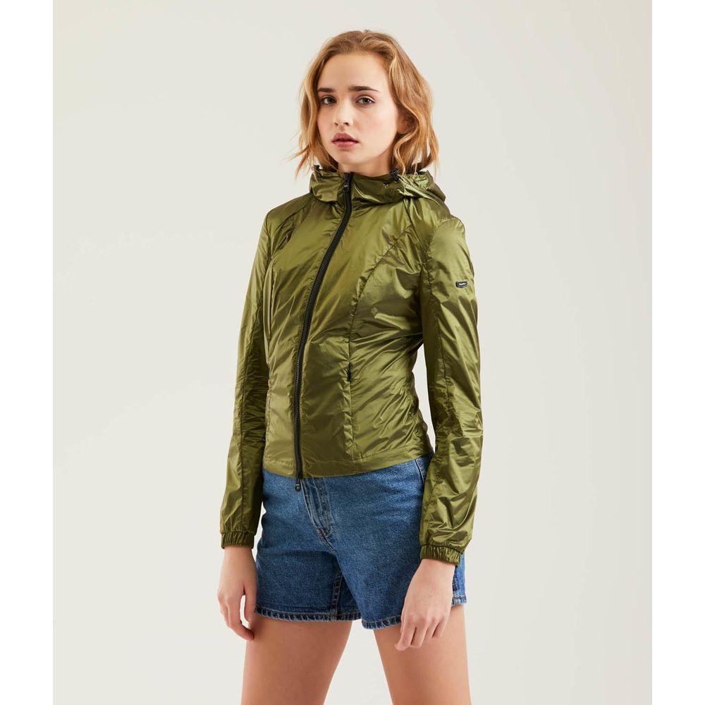 Refrigiwear Green Polyamide Women Jacket Refrigiwear