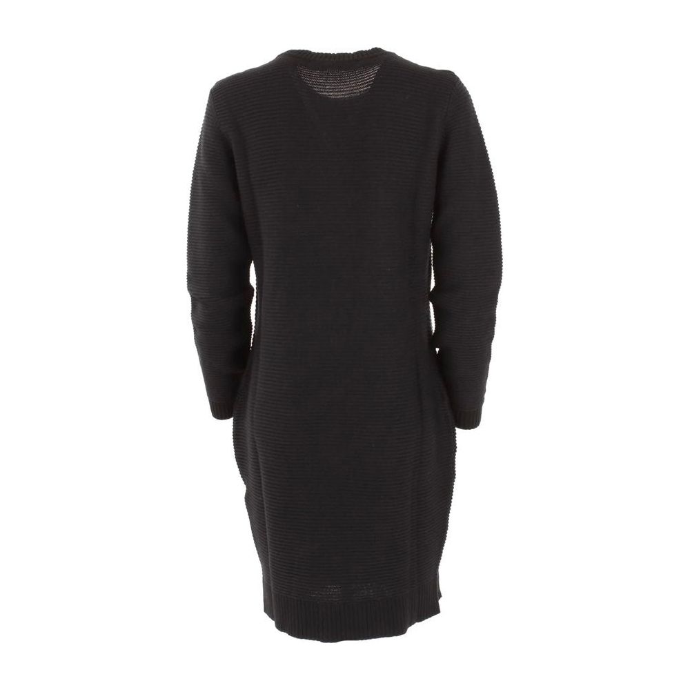 Love Moschino Chic Heart Pattern Knit Wool-Blend Dress Love Moschino