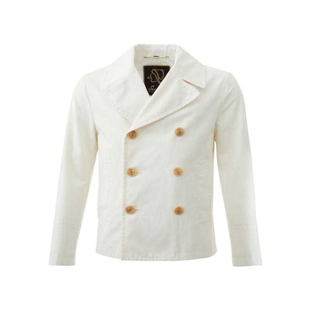 Sealup Elegant White Polyamide Jacket Sealup